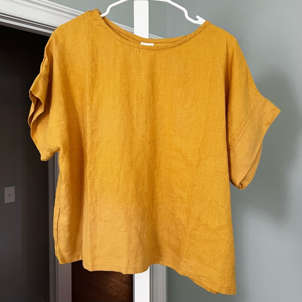 Georgia Tee in Midweight Linen